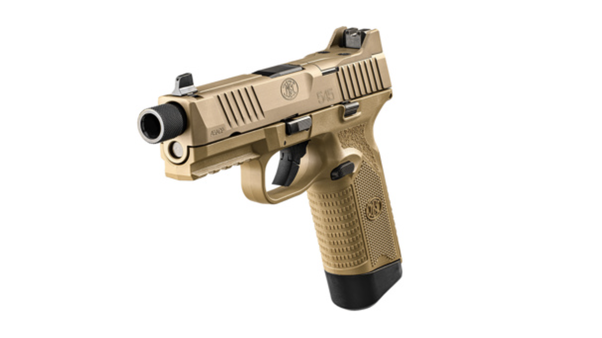 FN 545T BI NMS FDE/FDE GUARD .45ACP (TAN)