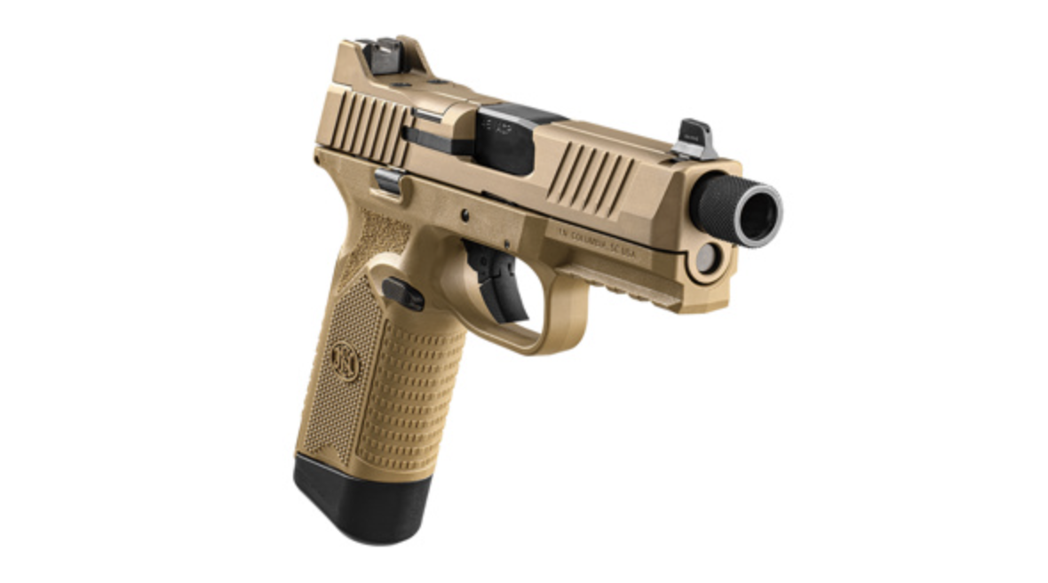 FN 545T BI NMS FDE/FDE GUARD .45ACP (TAN)