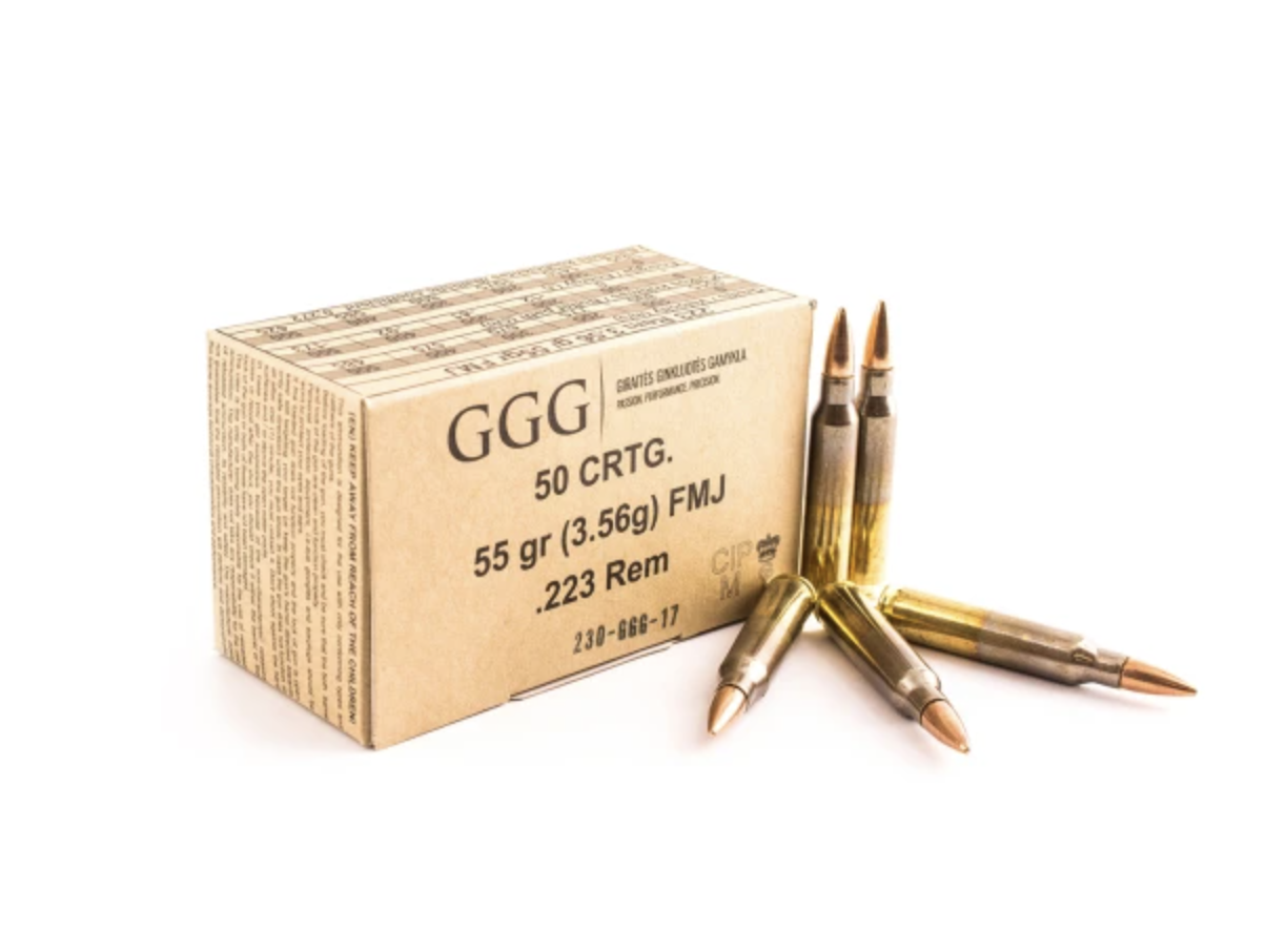 .223 Rem 55 Grains FMJ (50 Rounds)