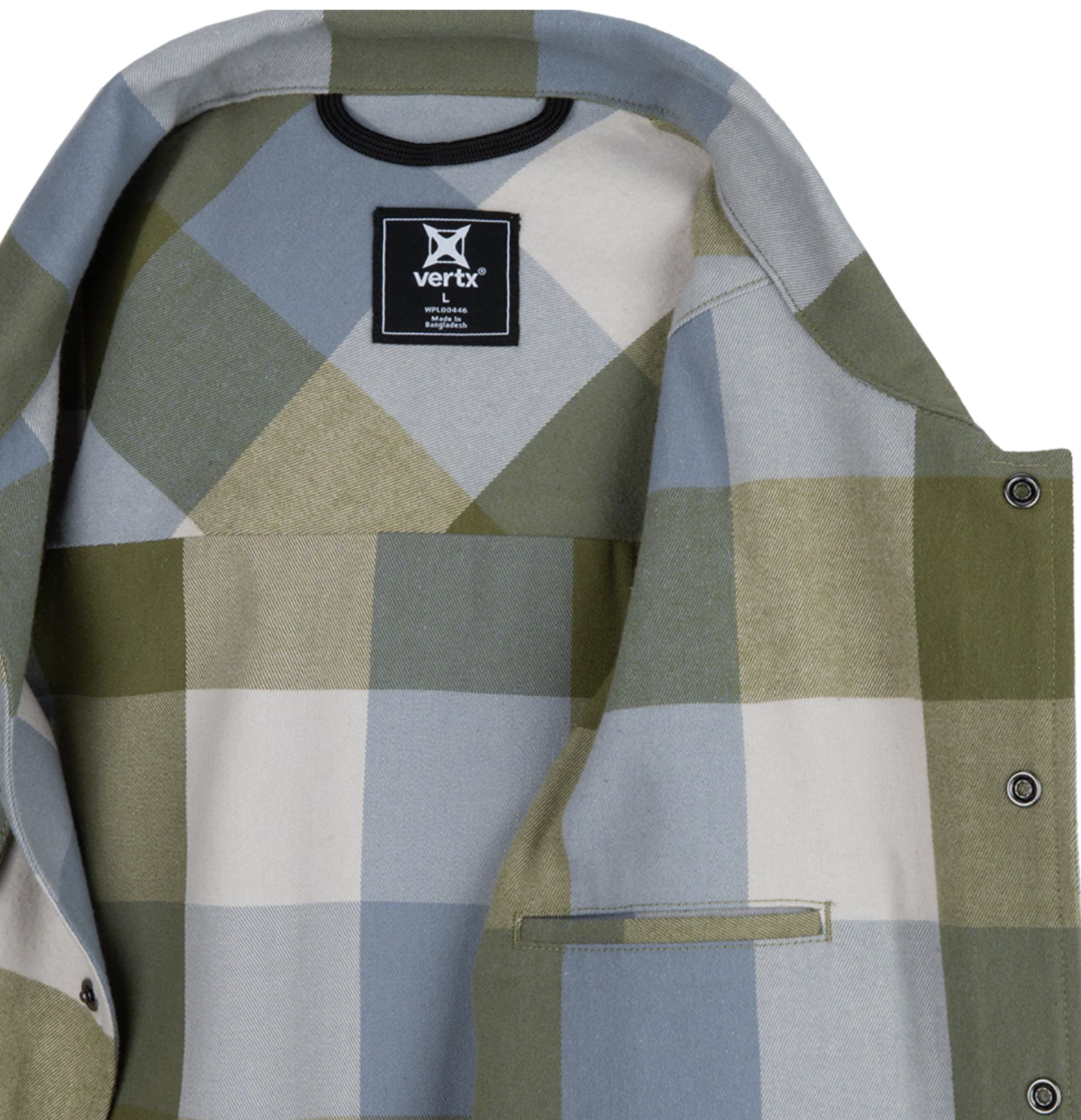 Last Line of Defense Stretch Tactical Flannel (Marshland Grey)
