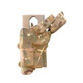 Rapid Force Level III Mid Ride Duty Holster For Glock 19/17/45 - Large Light (Multicam)