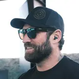 GBRS Group Instructor Trucker Hat (Black w/OD Green Logo)