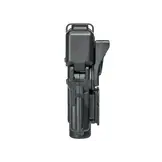 Rapid Force Level 3 Duty Holster for Glock 19/17/45 - Mid Ride Belt Slide - Matte Black - Large Light