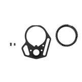 Multi-Function End Plate and Anti-Rotation Castle Nut (Black)