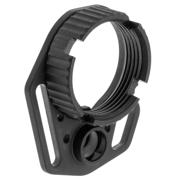 Multi-Function End Plate and Anti-Rotation Castle Nut (Black)