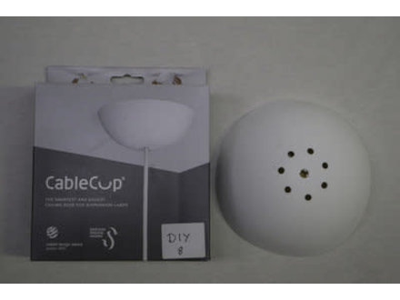 Cablecup Cablecup wit 8 gaten