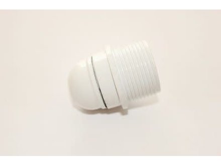 Lamp&Home Fitting halfdraad E27 wit