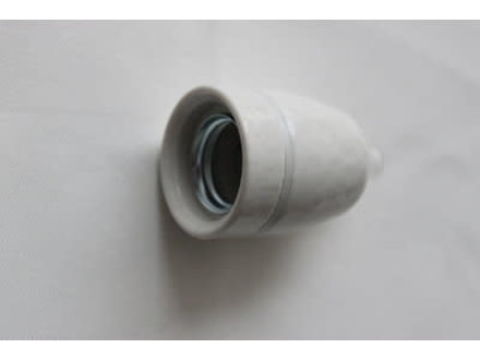 Porselein fitting wit glad