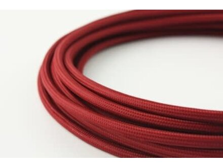 Lamp&Home Textielsnoer Wijnrood