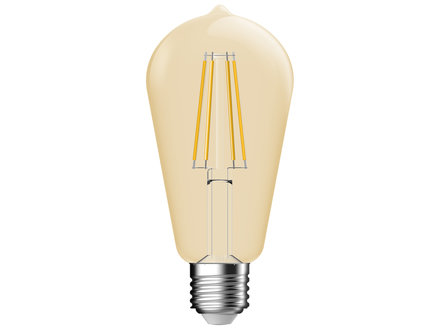Nordlux ST64 Deco Classic 5.4W 380lm Dim 2500K E27 Goud