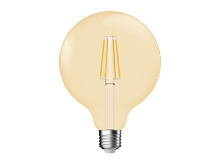 Nordlux G95 Deco Classic 5.4W 400lm Dim 2500K E27 Goud