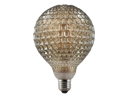 Nordlux Deco E27 G125 Avra 2200 Kelvin 200 Lumen Light Bulb Smoked