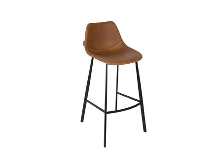 Dutchbone Frank Barstool leather brown