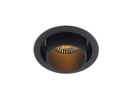 Exterus MINI TUBE RECESSED BLACK  3000K  630lm 7W Exterus MINI TUBE RECESSED BLACK  3000K  630lm 7W