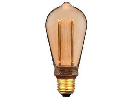 Nordlux ST64 Deco Retro 3.5W 120lm Dim 1800K E27 Goud