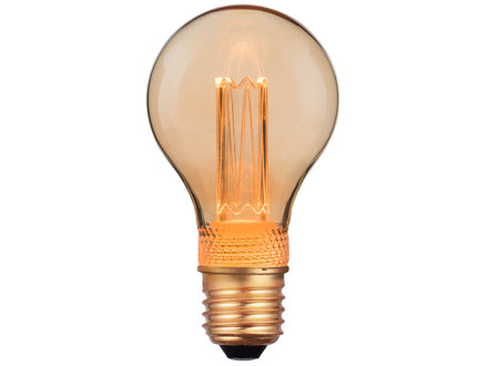 Nordlux A60 Deco Retro 2.3W 65lm Dim 1800K E27 Goud