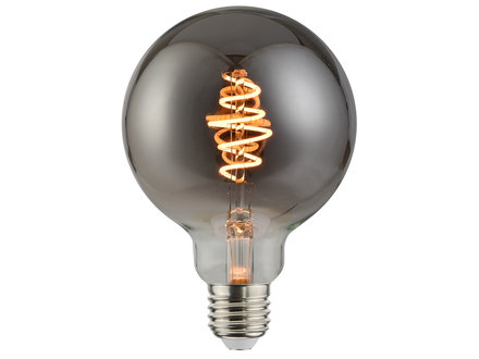 Nordlux G95 Deco Spiraal 5W 140lm Dim 1800K E27 Gerookt