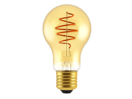 Nordlux A60 Deco Spiraal 5W 250lm Dim 2000K E27 Goud