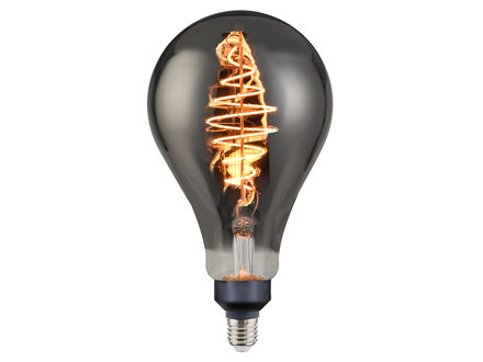 Nordlux PS165 Deco Spiraal 8.5W 200lm Dim 1800K E27 Gerookt