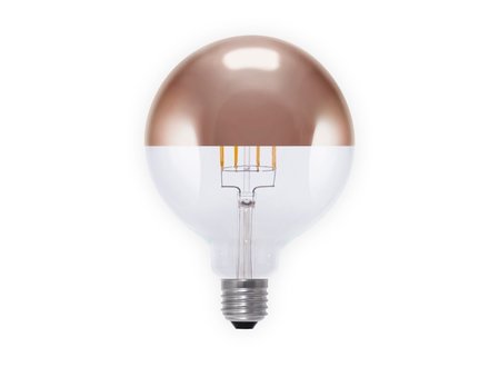 Segula Globe 125 mirror head copper E27 - 550lm - 2700K Segula Globe 125 mirror head copper E27 - 550lm - 2700K