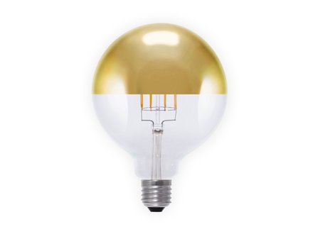 Segula Globe 125 mirror head golden E27 - 550lm - 2700k Segula Globe 125 mirror head golden E27 - 550lm - 2700k