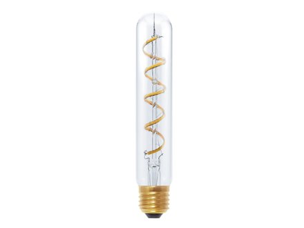 Segula LED Tube Curved Spiral clear E27 300lm 6.4W 1900K