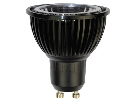 Fantasia GU10 5W LED 2700K 365lm zwart dimbaar