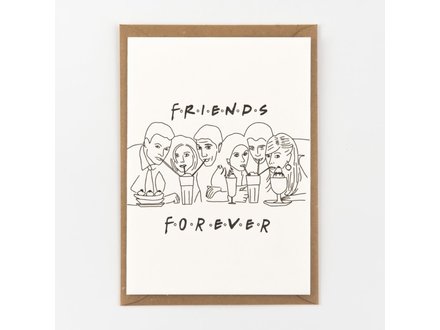 Studio Flash Wenskaart 'friends forever' Studio Flash Wenskaart 'friends forever'