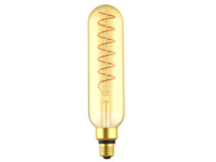 Energetic T45 Deco Spiraal 4.5W 250lm Dim 2000K E27 Goud