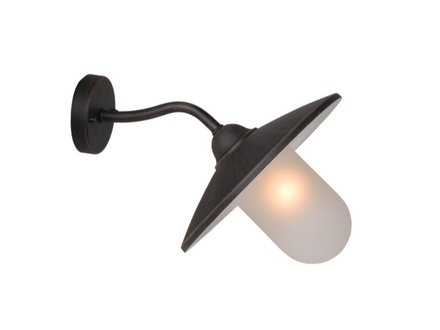Lucide Aruba wandlamp roest bruin