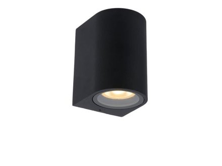 Lucide ZARO Wandspot Buiten Rond Zwart Lucide ZARO Wandspot Buiten Rond Zwart
