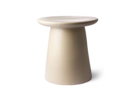 HK living Earthenware side table M cream HK living Earthenware side table M cream