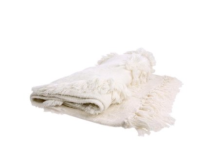HK living white fringe throw (125x150) HK living white fringe throw (125x150)