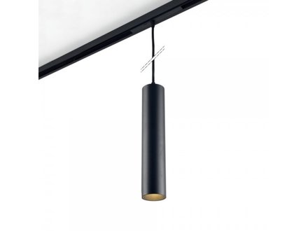 Exterus Mini tube L susp in trac GU10 black Exterus Mini tube L susp in trac GU10 black