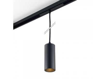 Exterus Mini tube susp in-trac GU10 black Exterus Mini tube susp in-trac GU10 black