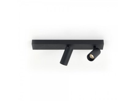 Exterus Micro tube 2 on rect black 930 phase dim/1-10V Exterus Micro tube 2 on rect black 930 phase dim/1-10V