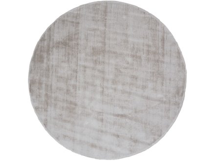 Veer Carpets Karpet viscose rond light grey ø 200cm