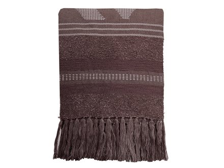 Malagoon Crafty chestnut brown deken