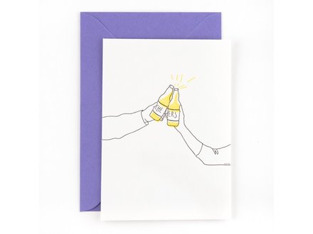 Studio Flash Wenskaart 'Cheers' Studio Flash Wenskaart 'Cheers'