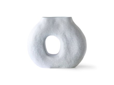 HK living Vaas organic circle matt ice blue