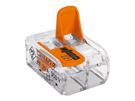 Wago Verbindingsklem 2-draads Wago Verbindingsklem 2-draads