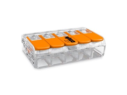 Wago Verbindingsklem 5-draads Wago Verbindingsklem 5-draads