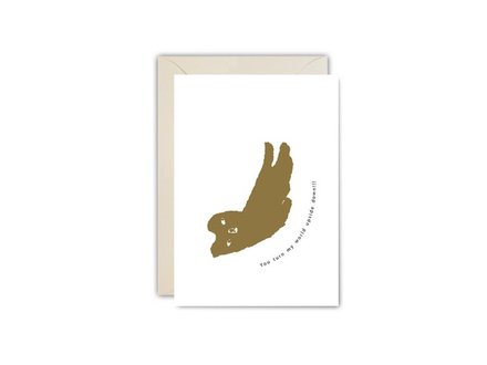 Ted & Tone You turn my world upside down card Ted & Tone You turn my world upside down card