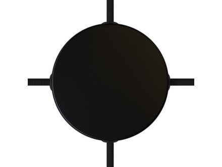 Plafondkap zwart zij uitgangen