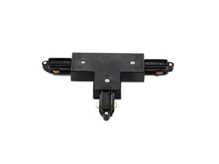 Fantasia TRACK mono fase T-connector binnen aarding zwart Fantasia TRACK mono fase T-connector binnen aarding zwart