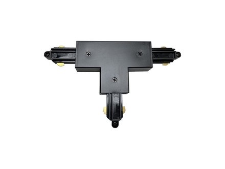 Fantasia TRACK mono fase T-connector buiten aarding zwart Fantasia TRACK mono fase T-connector buiten aarding zwart