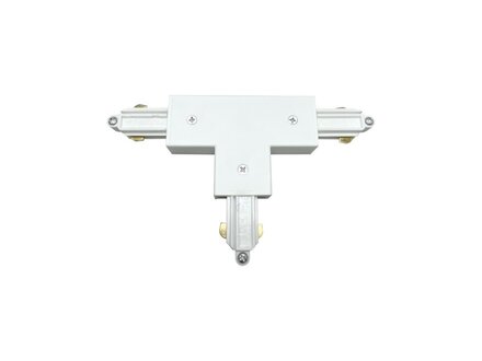 Fantasia TRACK mono fase T-connector buiten aarding wit Fantasia TRACK mono fase T-connector buiten aarding wit