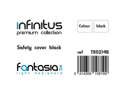 Fantasia INFINITUS safety cover 1000mm zwart Fantasia INFINITUS safety cover 1000mm zwart