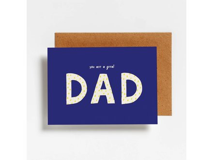 Hello August Wenskaart you are a great dad Hello August Wenskaart you are a great dad