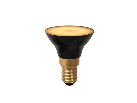 Lucide G45 - Led lamp - Ø 4,3 cm - LED Dimb. - E14 - 1x5W 2700K - 3 StepDim - Zwart